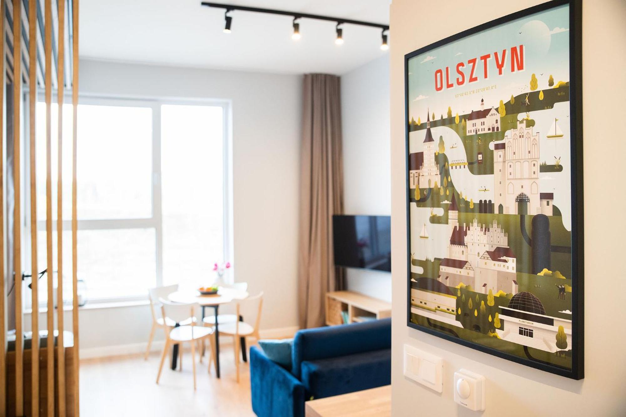 אולז'טין Apartament Ukiel Park 3 Przy Plazy Miejskiej - Free Parking,Fv מראה חיצוני תמונה